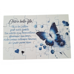 Puzzle " A notre belle-fille"