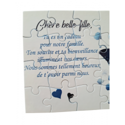 Puzzle " A notre belle-fille"