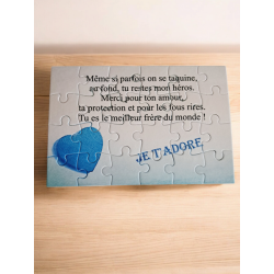 Puzzle "Mon frère"