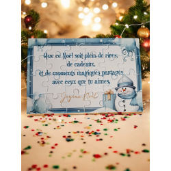 Puzzle "Joyeux Noël"