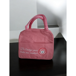 Sac repas /Lunch bag " De l'énergie pour toutes mes aventures"
