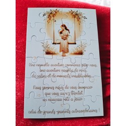 Annonce Grossesse - Puzzle