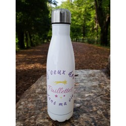J'veux des paillettes dans ma vie - Bouteille isotherme