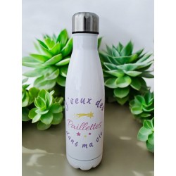 J'veux des paillettes dans ma vie - Bouteille isotherme
