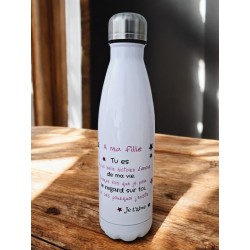 A ma fille - Bouteille isotherme