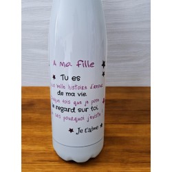 A ma fille - Bouteille isotherme
