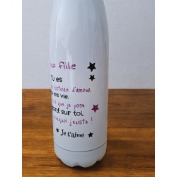 A ma fille - Bouteille isotherme