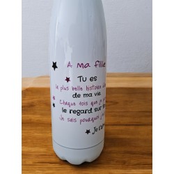 A ma fille - Bouteille isotherme