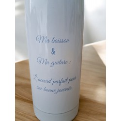 Ma boisson & ma guitare - Bouteille isotherme