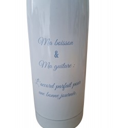 Ma boisson & ma guitare - Bouteille isotherme