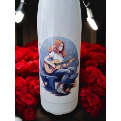 Ma boisson & ma guitare - Bouteille isotherme