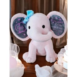 Eléphant rose personnalisée...