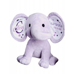 Peluche personnalisée Naissance - Elephant naissance - Cadeau naissance