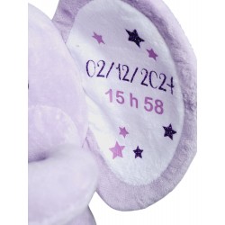 Peluche personnalisée Naissance - Elephant naissance - Cadeau naissance