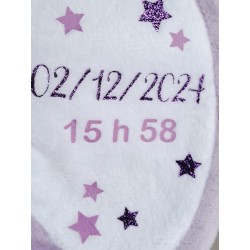 Peluche personnalisée Naissance - Elephant naissance - Cadeau naissance