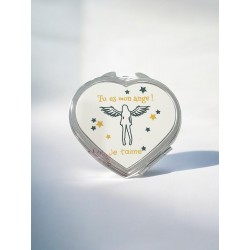 Tu es mon ange. Je t'aime - Miroir de poche