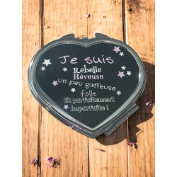 Je suis...Parfaitement Imparfaite. Je t'aime - Miroir de poche