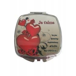 Je t'aime, un peu beaucoup, passionnément, à la folie - Miroir de poche