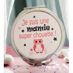 Je suis une mamie super chouette - Miroir de poche