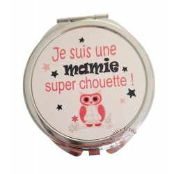 Je suis une mamie super chouette - Miroir de poche