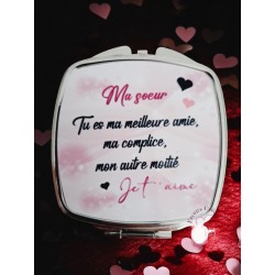 Ma sœur - Miroir de poche