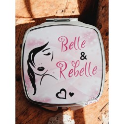 Belle & rebelle - Miroir de poche