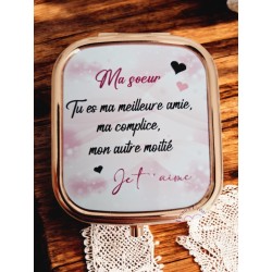 Ma sœur- Miroir de poche