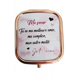Ma sœur- Miroir de poche