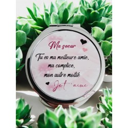 Ma sœur - Miroir de poche