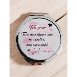 Ma sœur - Miroir de poche