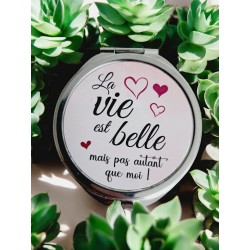 La vie est Belle - Miroir de poche