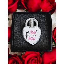 Belle & Rebelle - Briquet à gaz personnalisé Cœur
