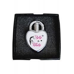Belle & Rebelle - Briquet à gaz personnalisé Cœur
