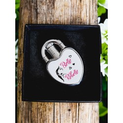 Belle & Rebelle - Briquet à gaz personnalisé Cœur