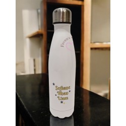 Je suis un papa en or + Prénom des enfants - Bouteille isotherme