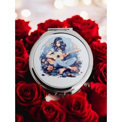 Guitare - Miroir de poche