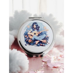 Guitare - Miroir de poche