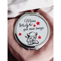 Moins sage que mon image - Miroir de poche