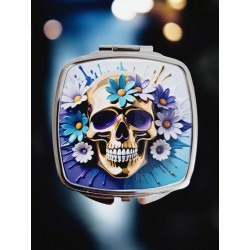 Tête de mort - Miroir de poche