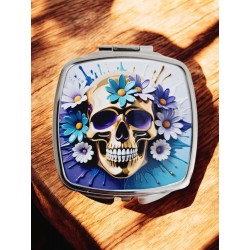 Tête de mort - Miroir de poche