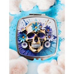 Tête de mort - Miroir de poche