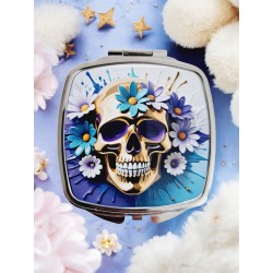 Tête de mort - Miroir de poche