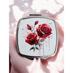 Roses rouges - Miroir de poche