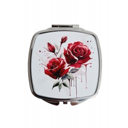 Roses rouges - Miroir de poche