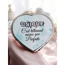 Unique c'est tellement mieux que parfaite - Miroir de poche