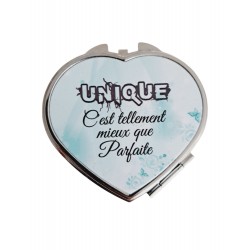 Unique c'est tellement mieux que parfaite - Miroir de poche