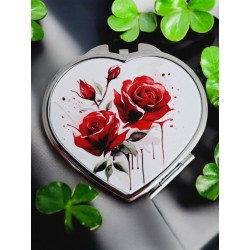 Roses rouges - Miroir de poche