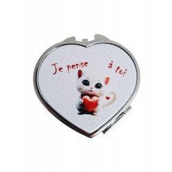 Je pense à toi - Miroir de poche