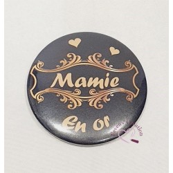 Badge Mamie "Mamie en or"