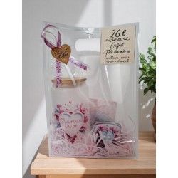Coffret Fête des mères : Canette en verre, miroir et aimant
